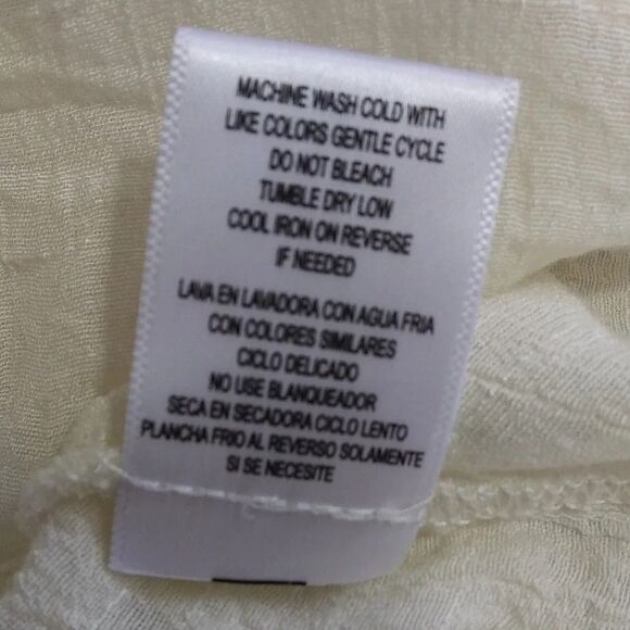 Wishful park whiteoff Long sleve bottom dow womens blouse - Picture 2 of 16